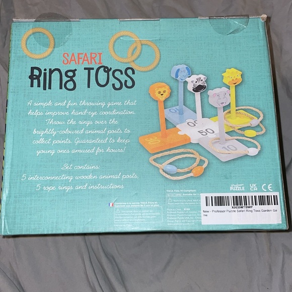 NWT Professor Puzzle Safari Ring Toss Garden Game - Picture 2 of 2